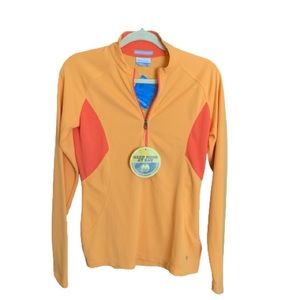 NEW COLUMBIA Womens Insect Blocker Orange Small